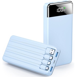 SABANI 35000mAh Blue Power Bank, 22.5W Fast Charging